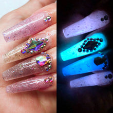Load image into Gallery viewer, Poly Nail Gel Kit with Light Change, Mood Change, and Glow in the Dark Color Poly Nail Gel
