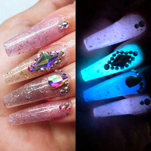 Poly Nail Gel Kit with Light Change, Mood Change, and Glow in the Dark Color Poly Nail Gel