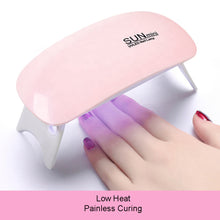 Load image into Gallery viewer, Mini Portable LED UV Nail Lamp (6w)