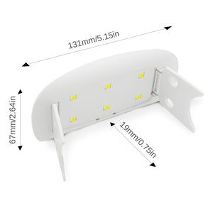 Mini Portable LED UV Nail Lamp (6w)
